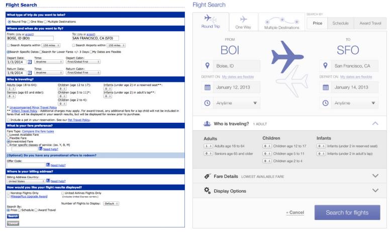 Form design