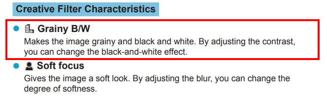 Creative Noise Effect Filter