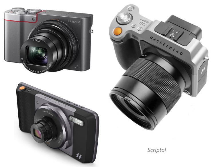 Modern-looking cameras