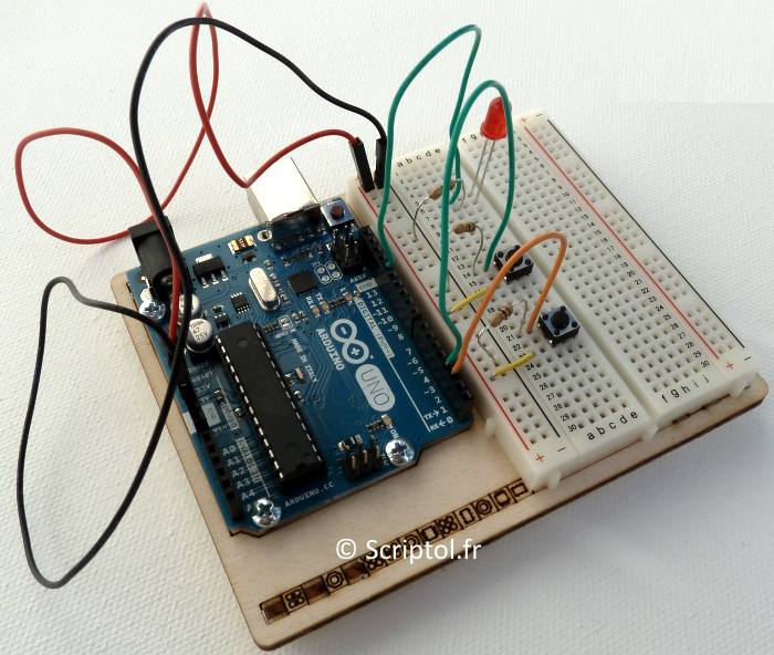 Button-poussoir et Arduino